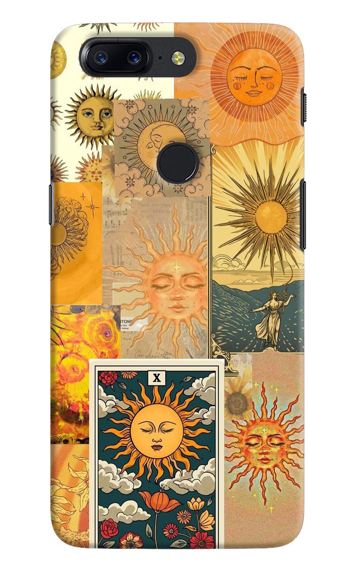 Sun Oneplus 5T Hard Case Back Cover by Casekaro