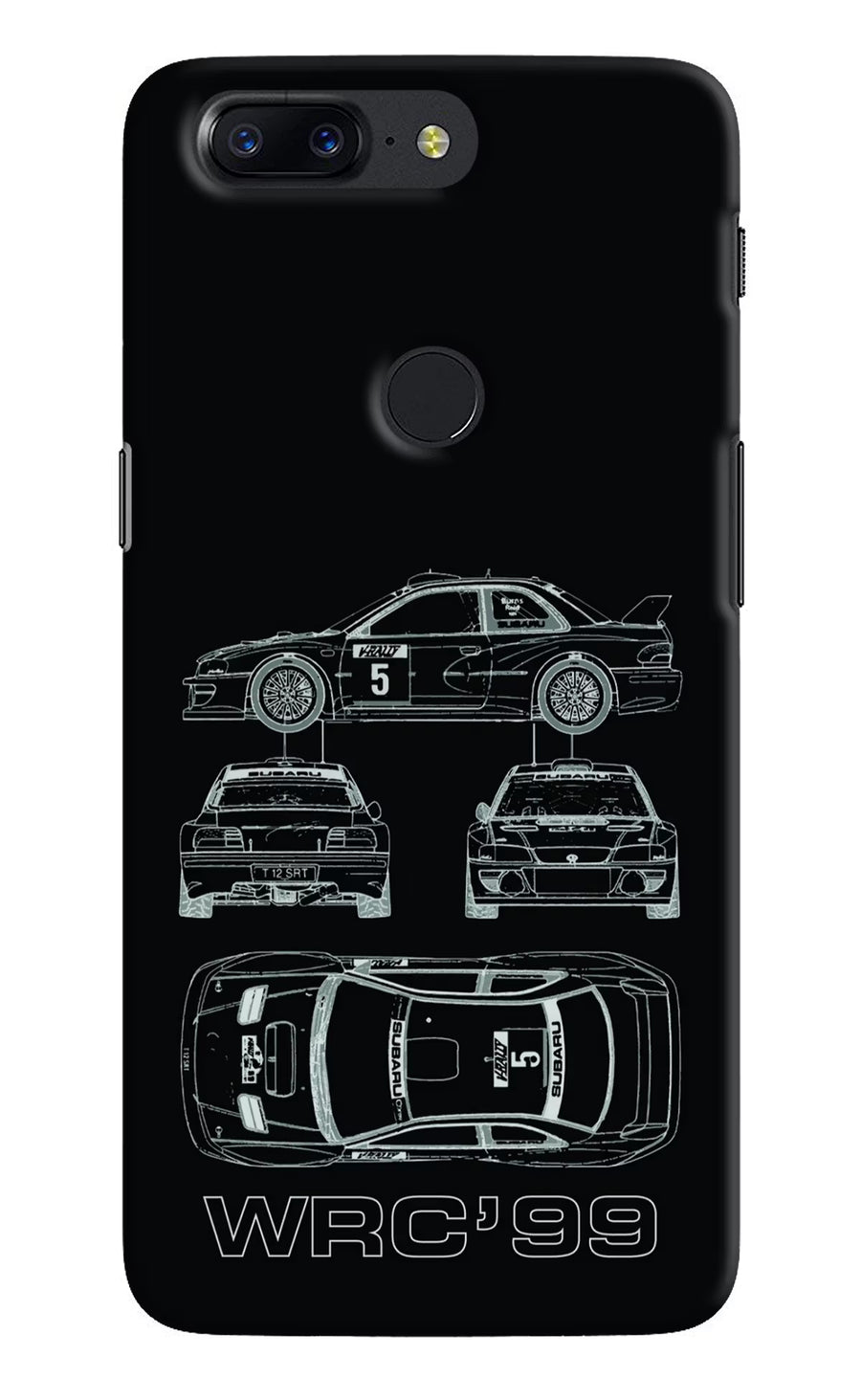 WRC'99 Oneplus 5T Back Cover, Hard case