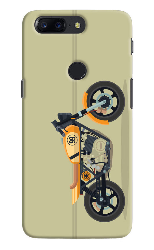 Vertical Speedster Oneplus 5T Hard Case Back Cover by Casekaro