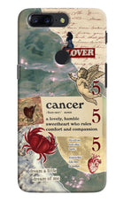 Cancer Zodiac Oneplus 5T Hard Case Back Cover by Casekaro