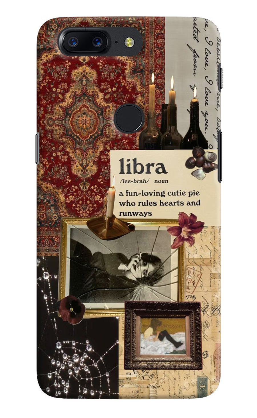 Libra Zodiac Oneplus 5T Back Cover, Hard case