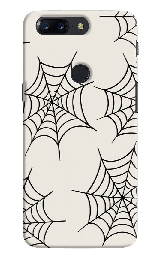 Spider Web Oneplus 5T Hard Case Back Cover by Casekaro