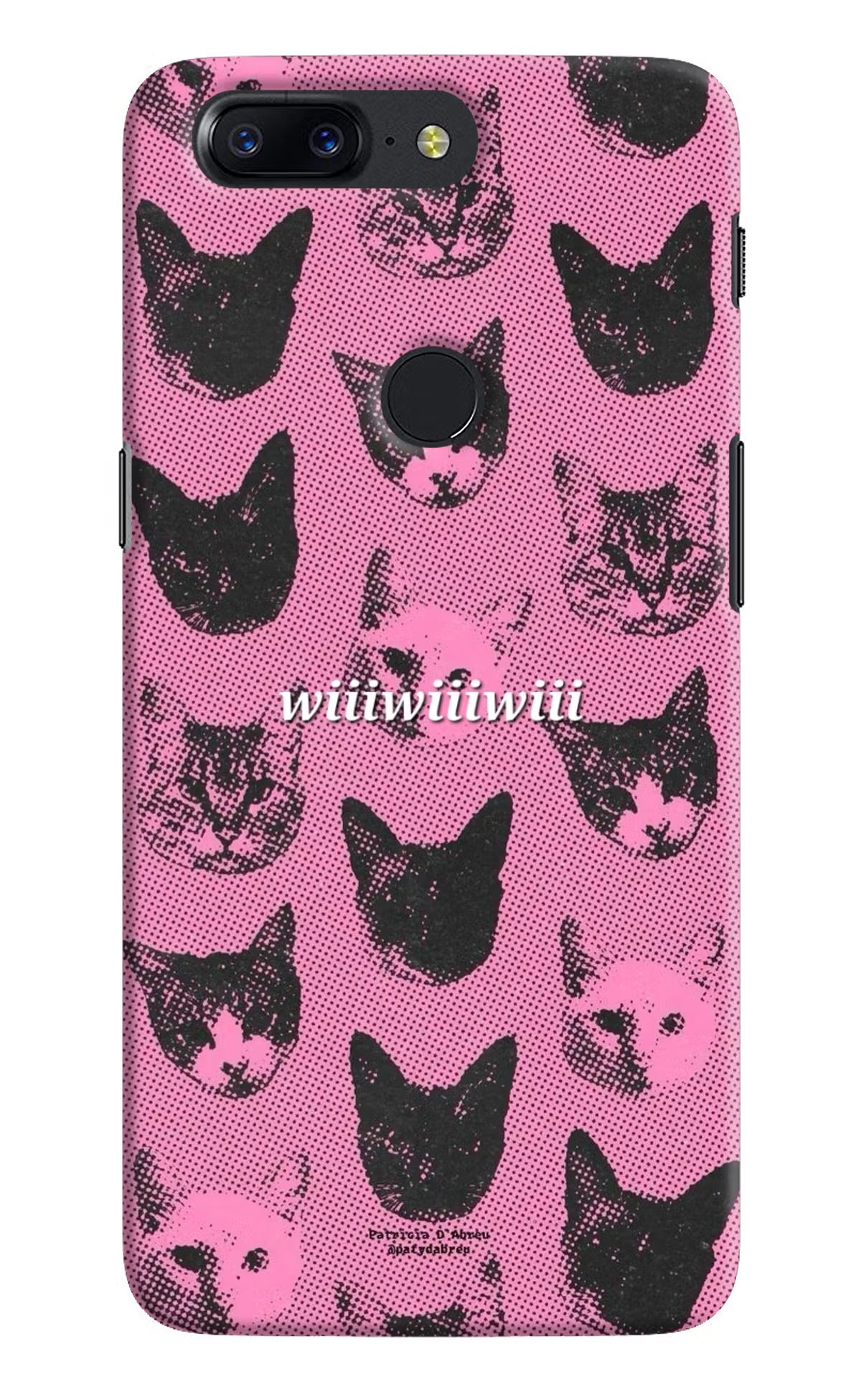 Pink Cats Oneplus 5T Back Cover