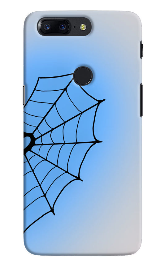 Blue Web Oneplus 5T Hard Case Back Cover by Casekaro