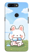Bunny Treat Oneplus 5T Hard Case Back Cover by Casekaro