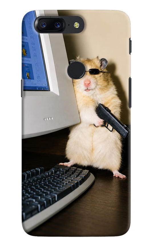Hacker Hamster Oneplus 5T Back Cover