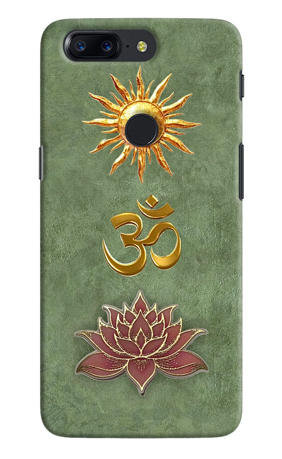 Om & Lotus Oneplus 5T Back Cover, Hard case