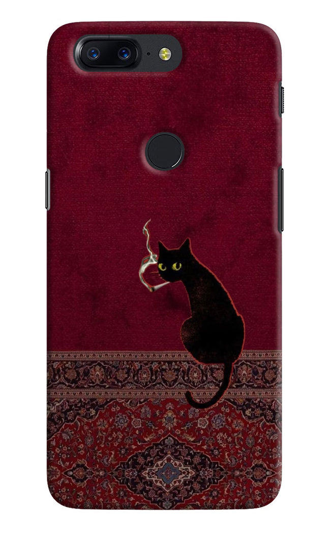 Midnight Cat Oneplus 5T Hard Case Back Cover by Casekaro