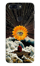 Cosmic Flower Oneplus 5T Hard Case Back Cover by Casekaro