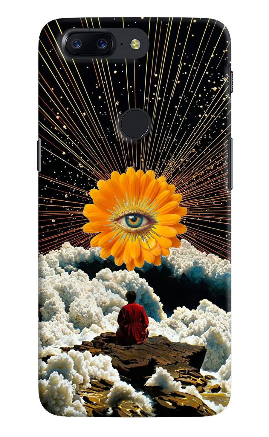 Cosmic Flower Oneplus 5T Back Cover, Hard case