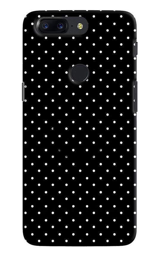 White Dots Oneplus 5T Pop Case by Casekaro