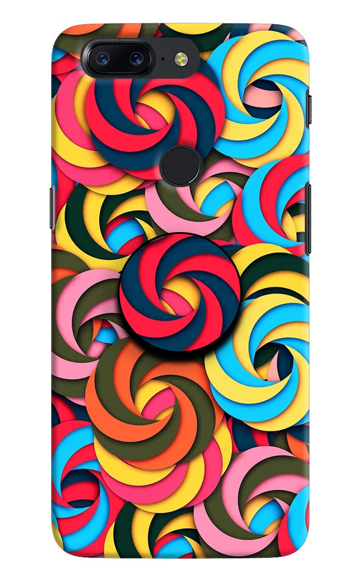 Spiral Pattern Oneplus 5T Pop Case by Casekaro