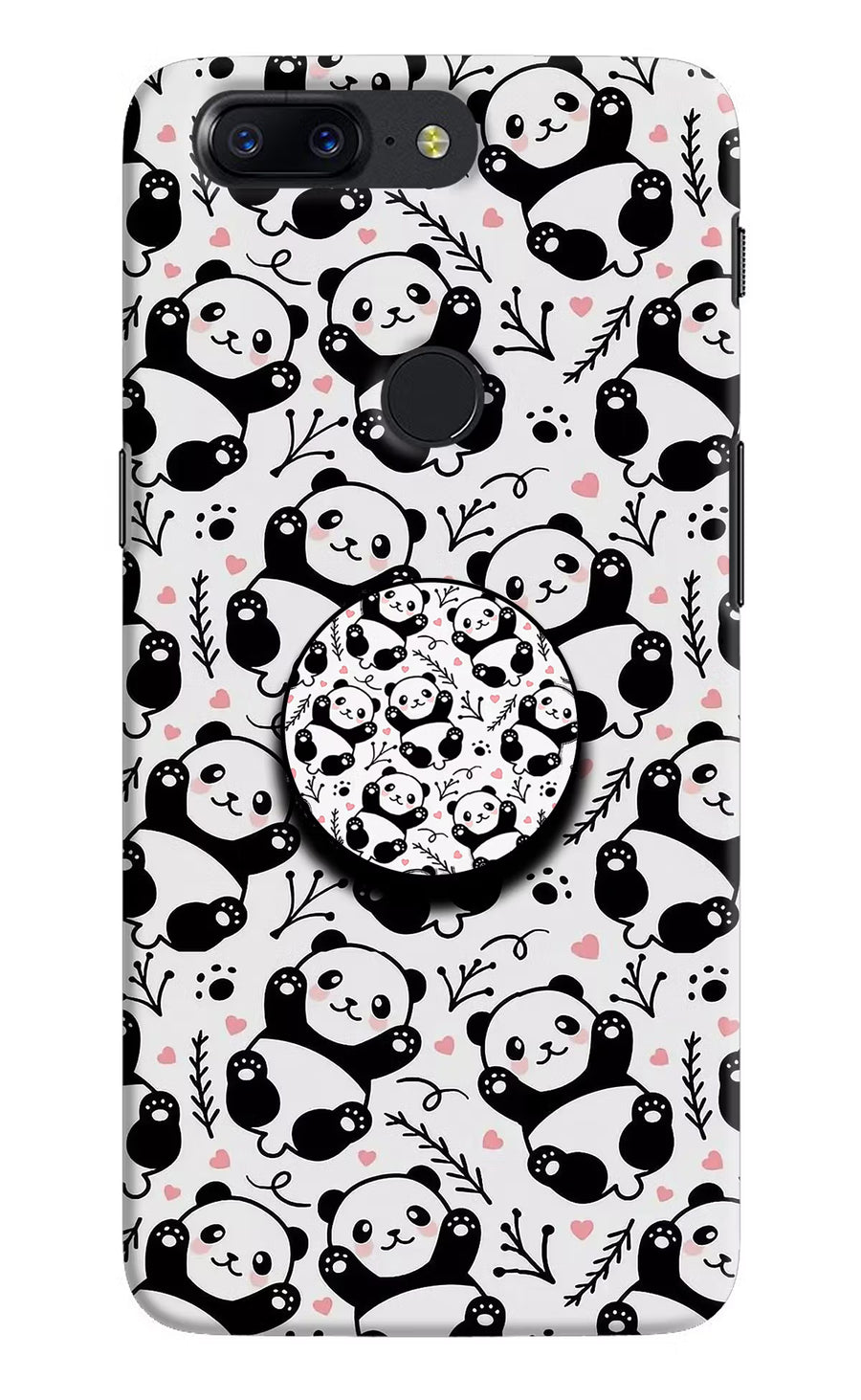 Cute Panda Oneplus 5T Pop Case, Hard case