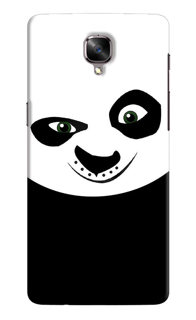 Panda Oneplus 3/3T Hard Case Back Cover by Casekaro