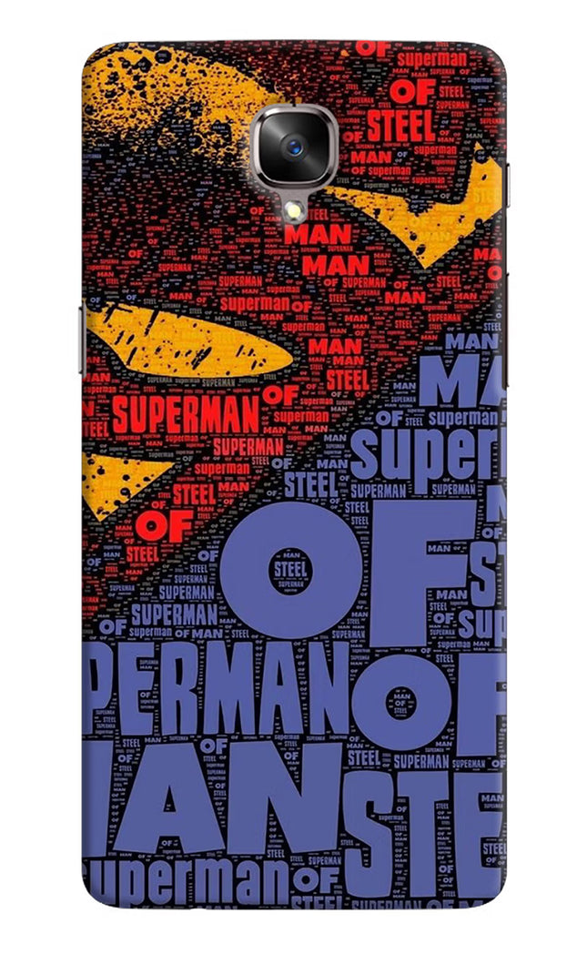Superman Oneplus 3/3T Hard Case Back Cover by Casekaro
