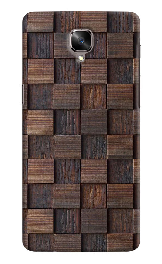 Wooden Cube Design Oneplus 3/3T Hard Case Back Cover by Casekaro
