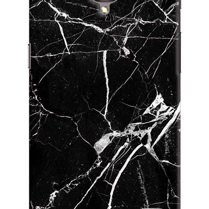 Black Marble Pattern Oneplus 3/3T Hard Case Back Cover by Casekaro