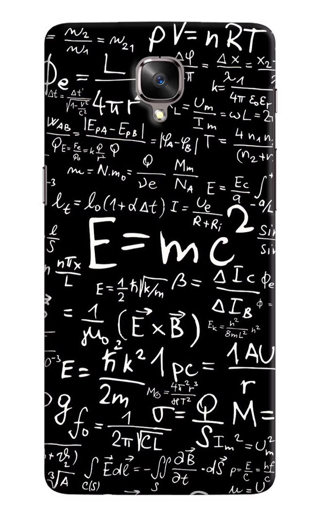 Physics Formula Oneplus 3/3T Hard Case Back Cover by Casekaro