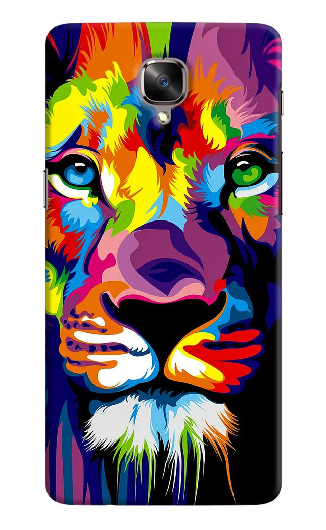 Lion Oneplus 3/3T Hard Case Back Cover by Casekaro