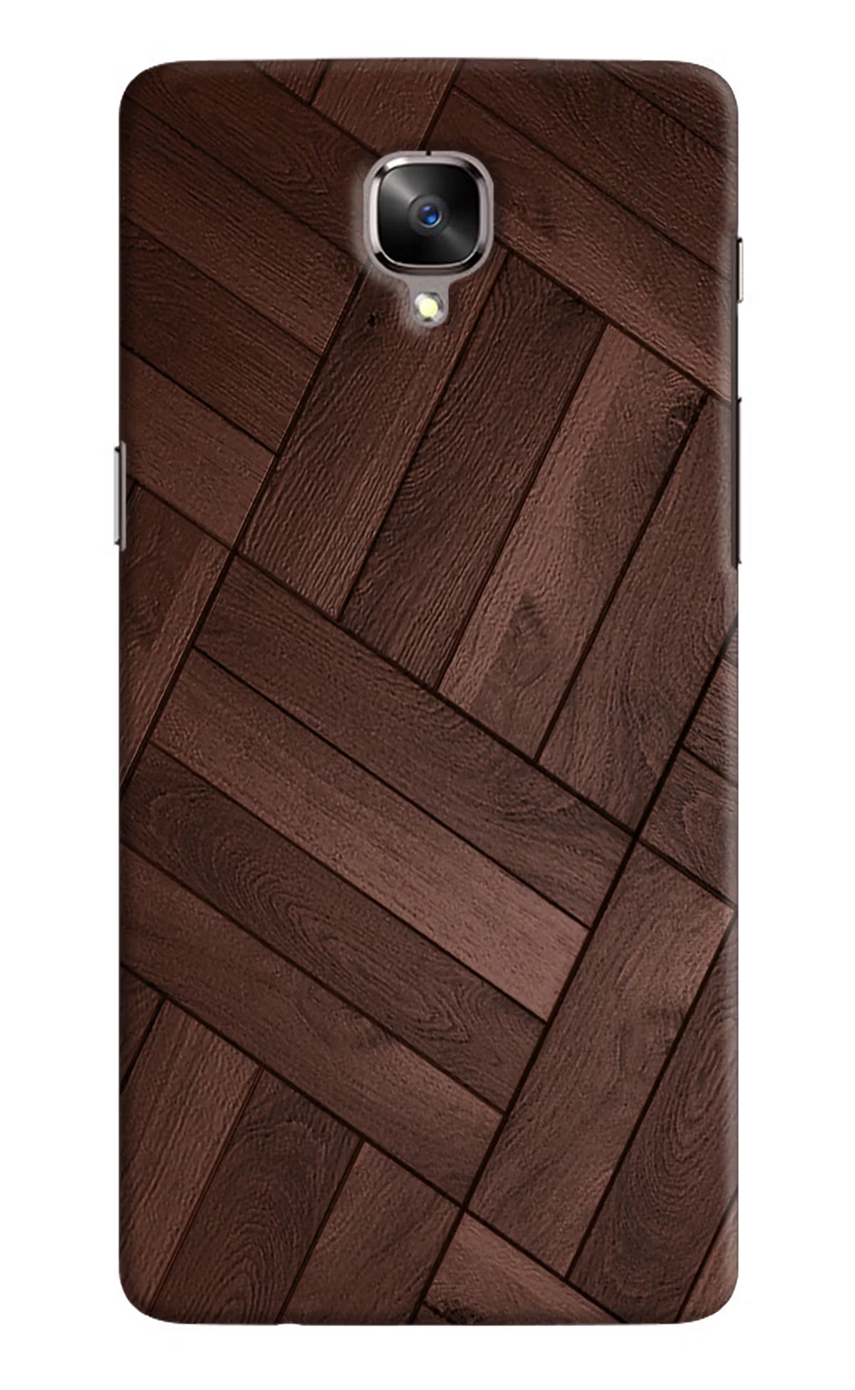 Wooden Texture Design Oneplus 3/3T Hard Case Back Cover by Casekaro