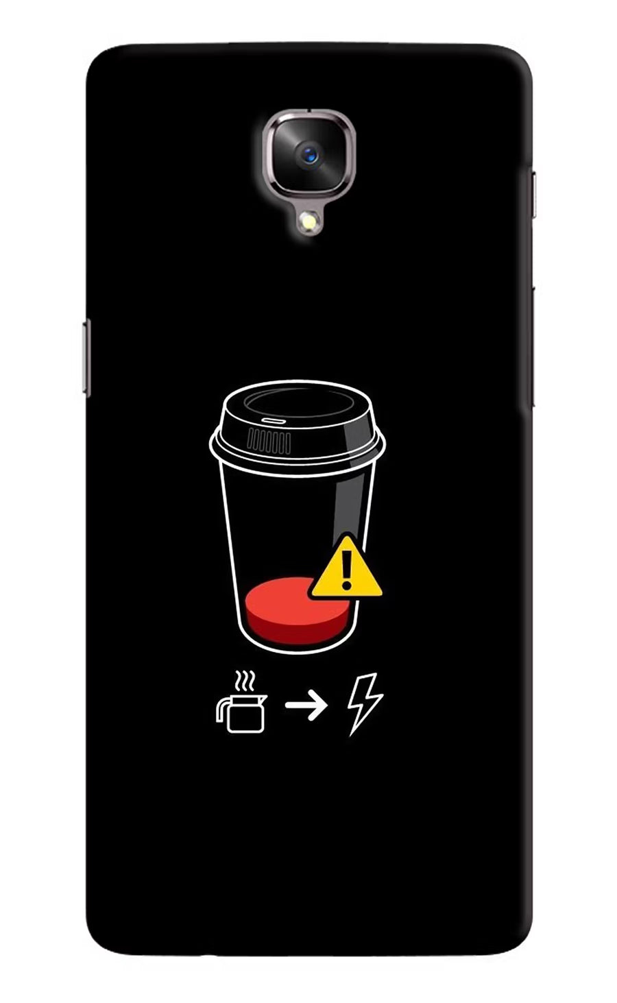 Coffee Oneplus 3/3T Back Cover, Hard case
