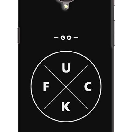 Go Fuck Yourself Oneplus 3/3T Hard Case Back Cover by Casekaro