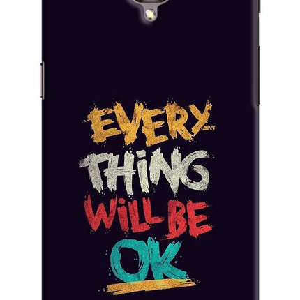 Everything Will Be Ok Oneplus 3/3T Hard Case Back Cover by Casekaro