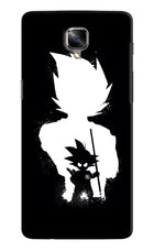 Goku Shadow Oneplus 3/3T Hard Case Back Cover by Casekaro