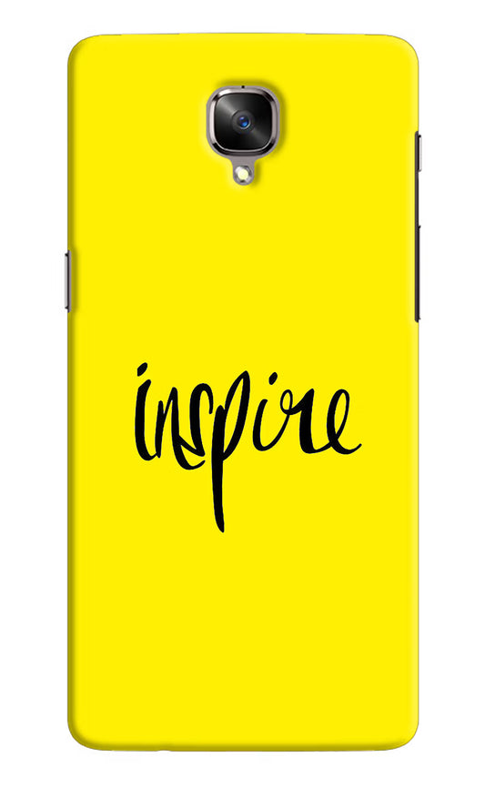 Inspire Oneplus 3/3T Hard Case Back Cover by Casekaro