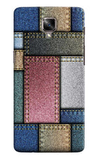 Multicolor Jeans Oneplus 3/3T Hard Case Back Cover by Casekaro
