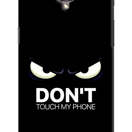 Don'T Touch My Phone Oneplus 3/3T Hard Case Back Cover by Casekaro