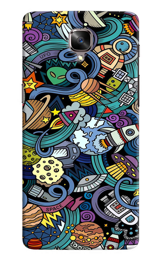 Space Abstract Oneplus 3/3T Hard Case Back Cover by Casekaro