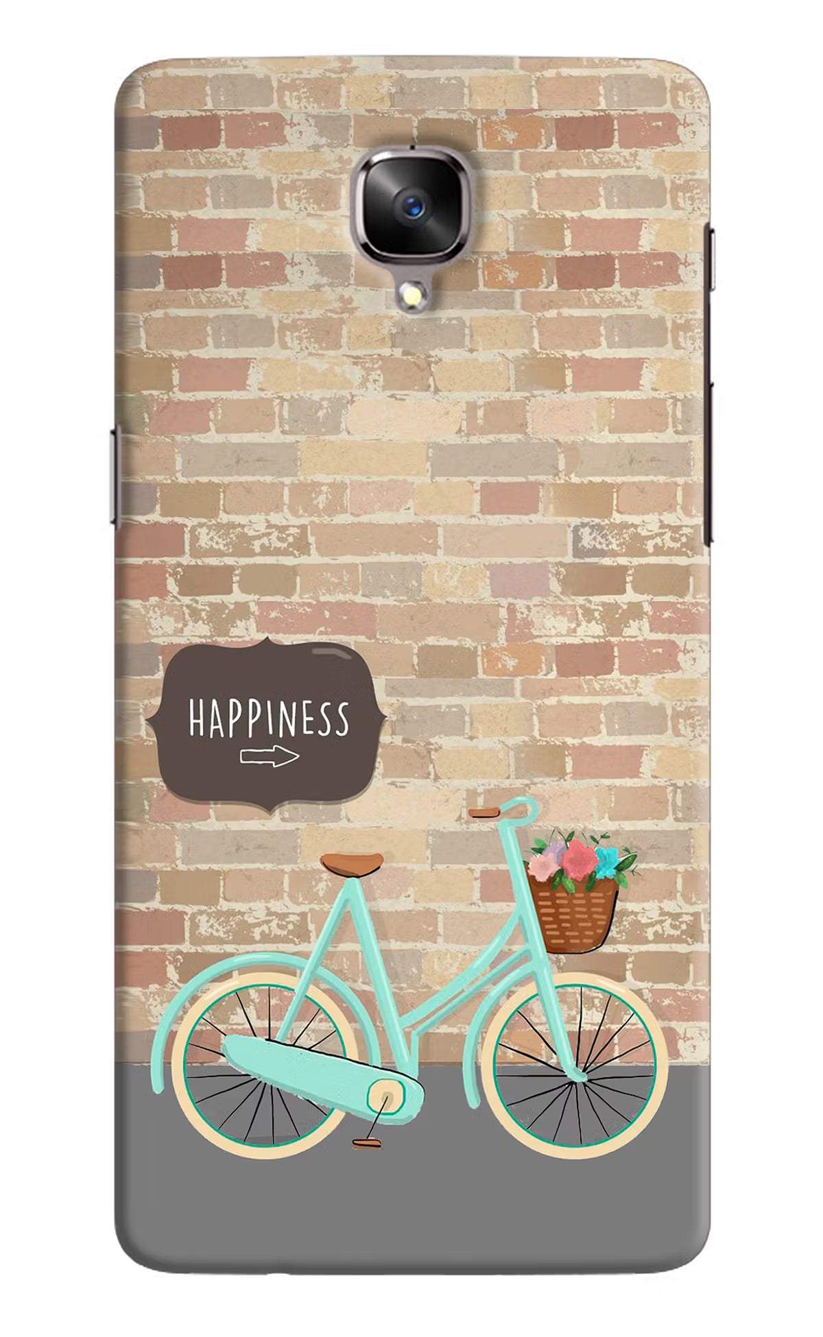 Happiness Artwork Oneplus 3/3T Hard Case Back Cover by Casekaro