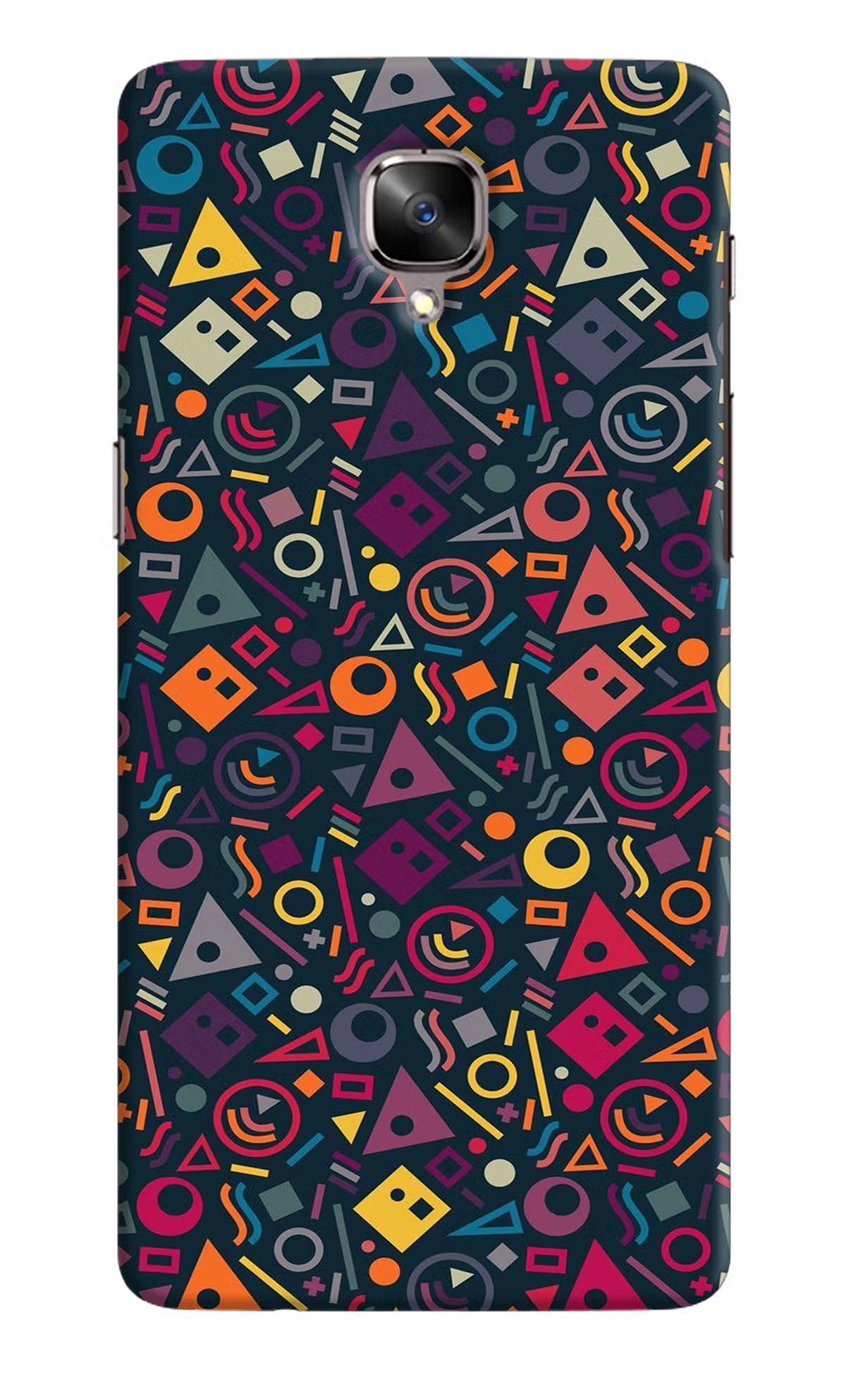 Geometric Abstract Oneplus 3/3T Hard Case Back Cover by Casekaro