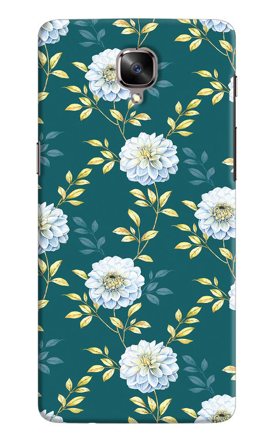 Flowers Oneplus 3/3T Hard Case Back Cover by Casekaro