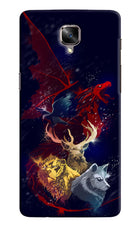 Game Of Thrones Oneplus 3/3T Hard Case Back Cover by Casekaro