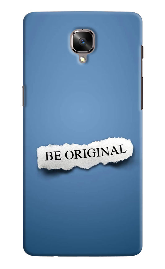Be Original Oneplus 3/3T Hard Case Back Cover by Casekaro