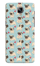 Pug Dog Oneplus 3/3T Hard Case Back Cover by Casekaro