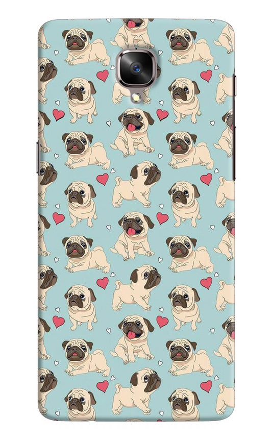 Pug Dog Oneplus 3/3T Hard Case Back Cover by Casekaro