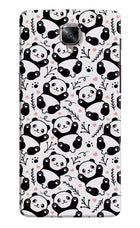 Cute Panda Oneplus 3/3T Hard Case Back Cover by Casekaro