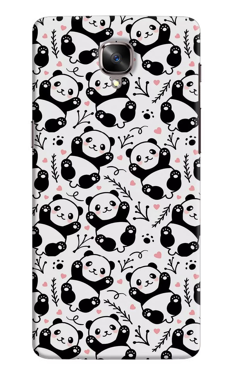 Cute Panda Oneplus 3/3T Back Cover, Hard case