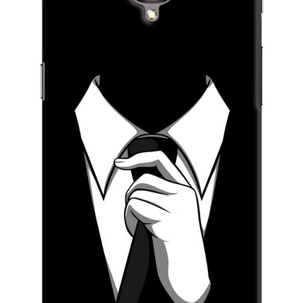 Black Tie Oneplus 3/3T Hard Case Back Cover by Casekaro