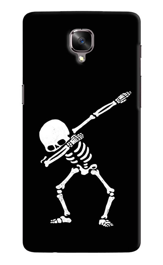 Dabbing Skeleton Art Oneplus 3/3T Hard Case Back Cover by Casekaro