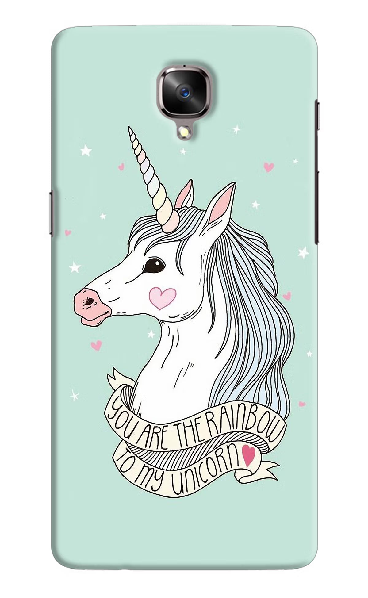 Unicorn Wallpaper Oneplus 3/3T Hard Case Back Cover by Casekaro