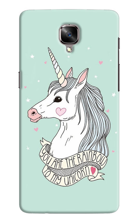 Unicorn Wallpaper Oneplus 3/3T Hard Case Back Cover by Casekaro