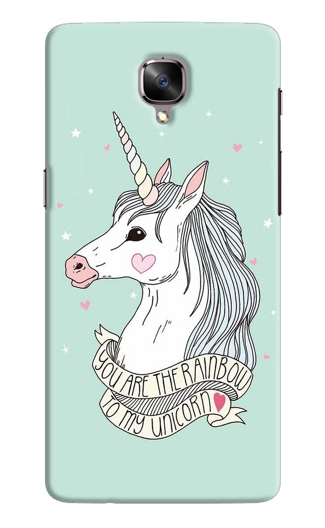 Unicorn Wallpaper Oneplus 3/3T Hard Case Back Cover by Casekaro