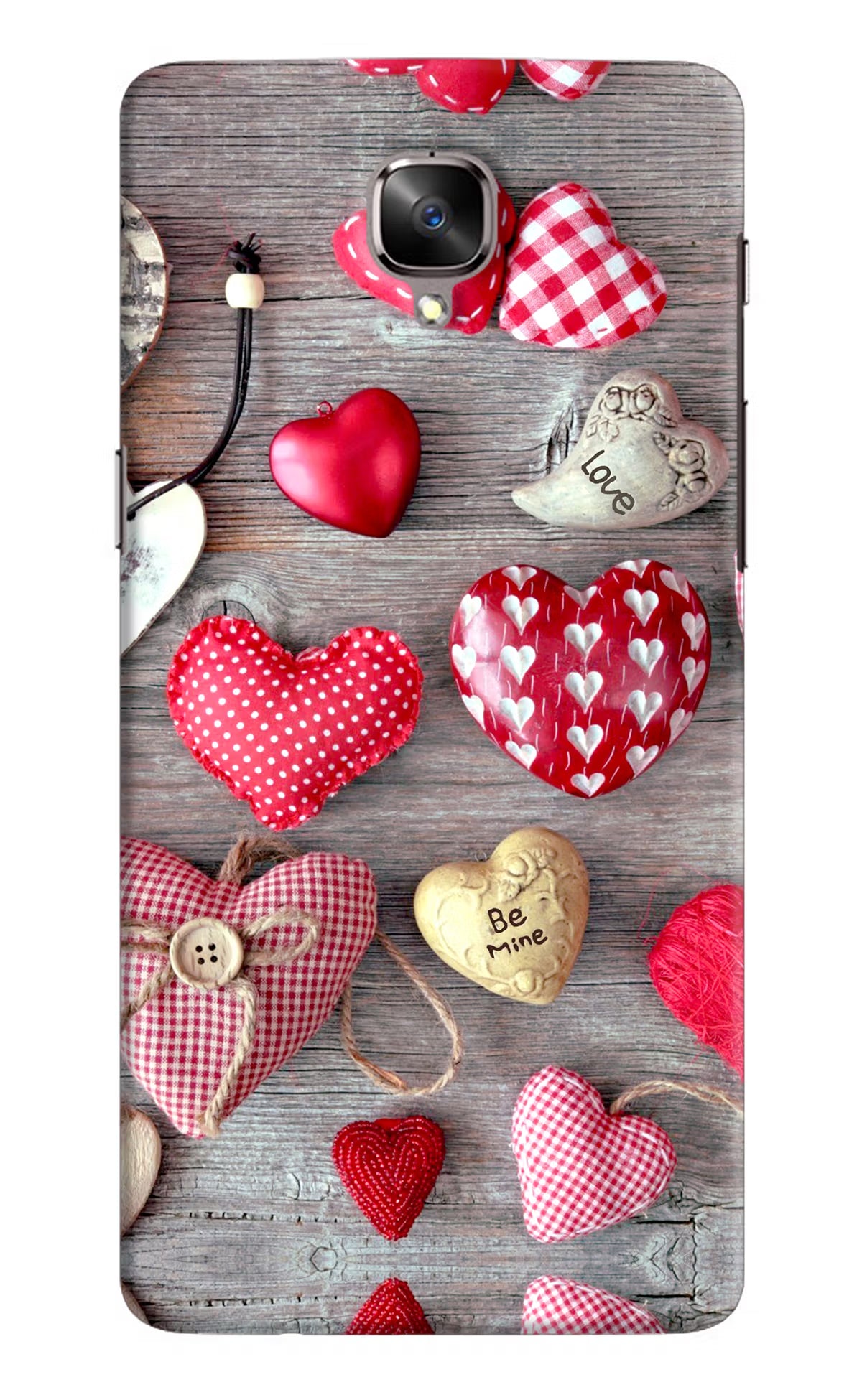 Love Wallpaper Oneplus 3/3T Hard Case Back Cover by Casekaro