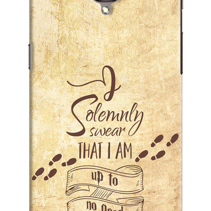 I Solemnly swear that i up to no good Oneplus 3/3T Hard Case Back Cover by Casekaro