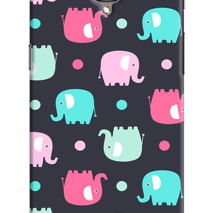 Elephants Oneplus 3/3T Hard Case Back Cover by Casekaro