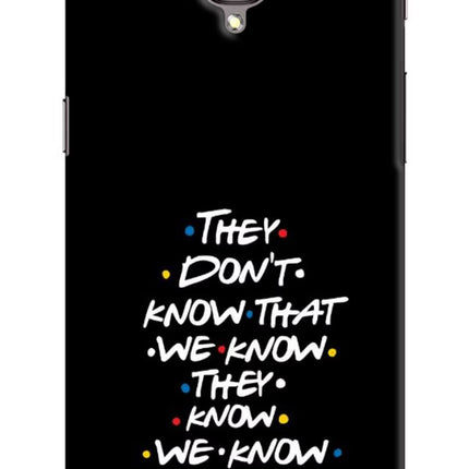 FRIENDS Dialogue Oneplus 3/3T Hard Case Back Cover by Casekaro